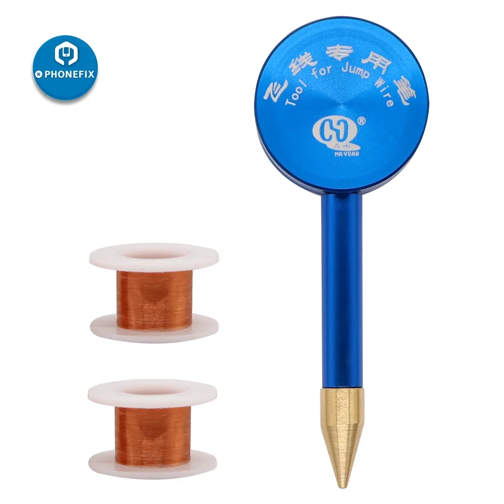 Soldering Jumper Wire Pen BGA Welding Assistant Tool Fingerprint Flying Line for Phone PCB Motherboard Chip IC Repair Hand Tool