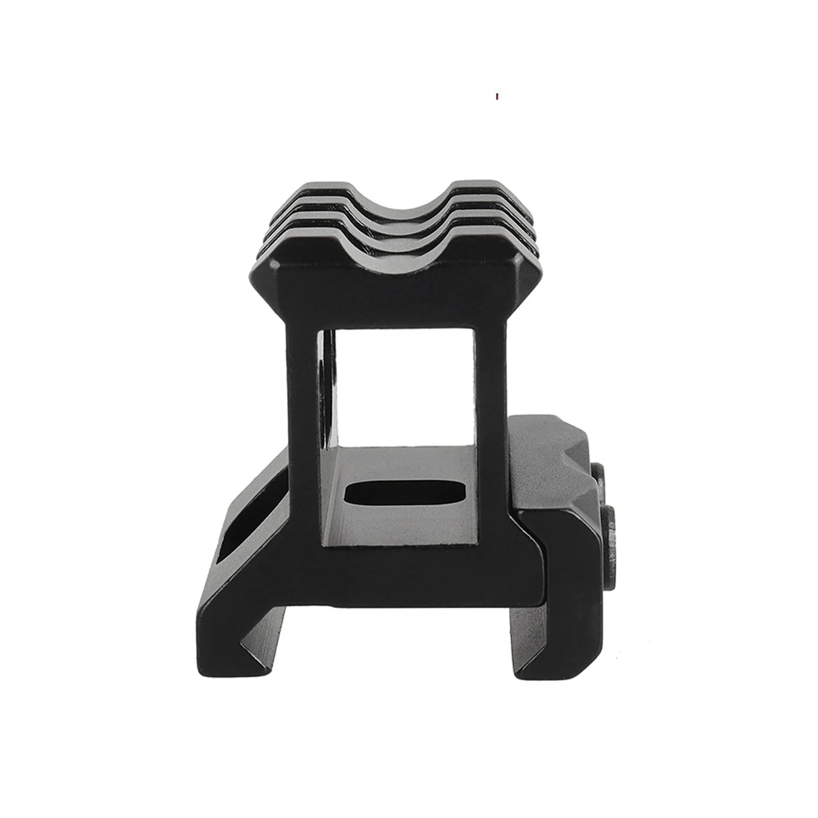 Supporto per riser 1" di altezza Picatinny Supporto per riser corto Supporto per base per riser per cannocchiale in lega di alluminio Binario Picatinny da 20 mm