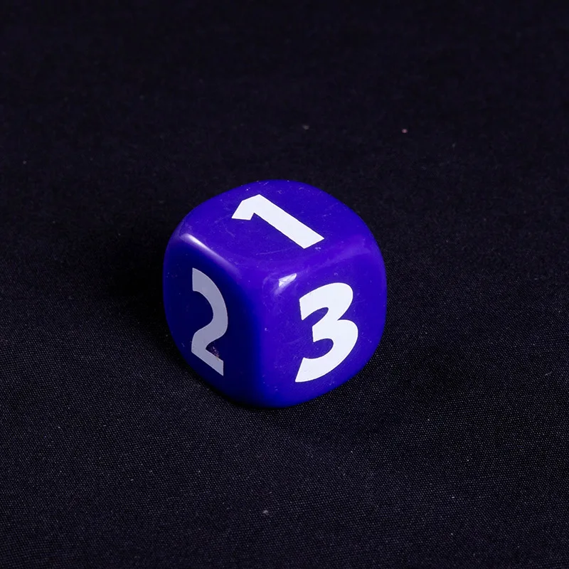10 piezas número 1 2 3 123 D6 14mm dados acrílicos dados de 6 lados para cubos de juego de mesa 6 colores accesorios de juego de aprendizaje