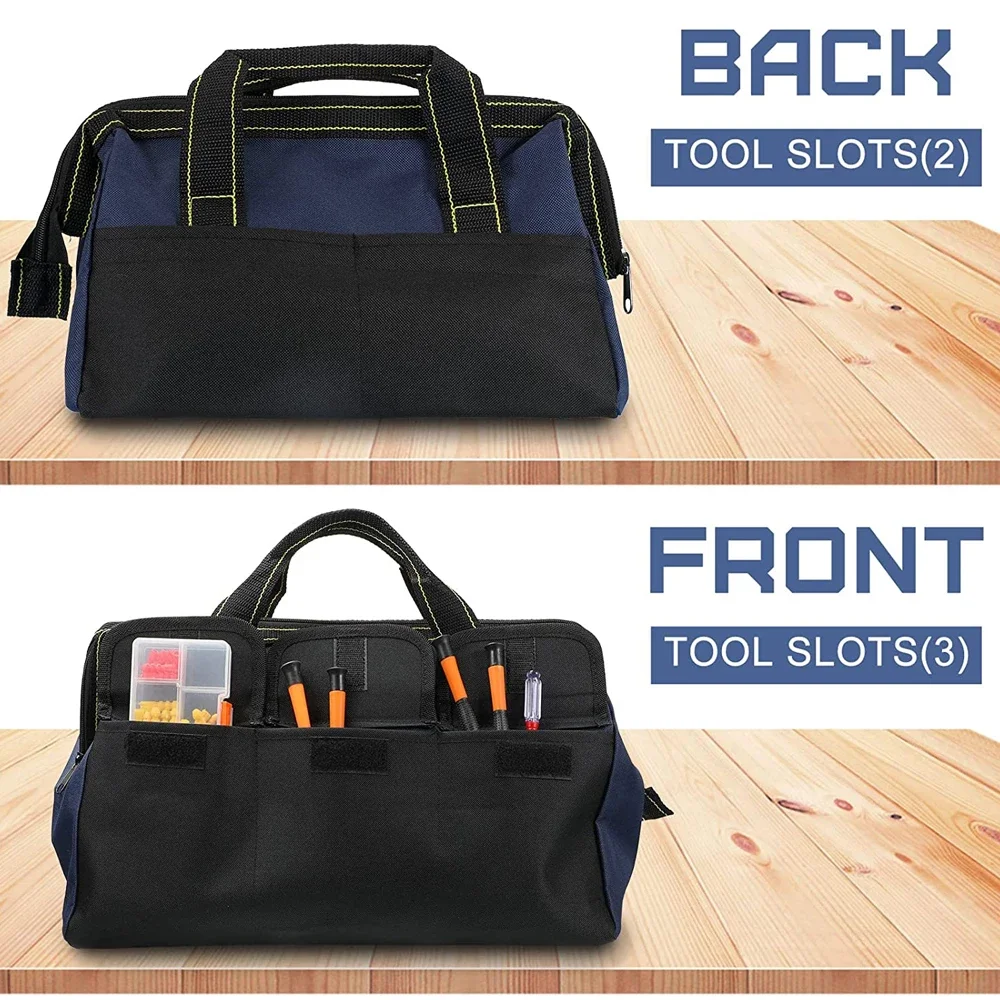 Multi-Function Tool Bag 1680D Oxford Cloth Electrician Bag Multi-Pocket Waterproof Anti-Fall Storage Bag