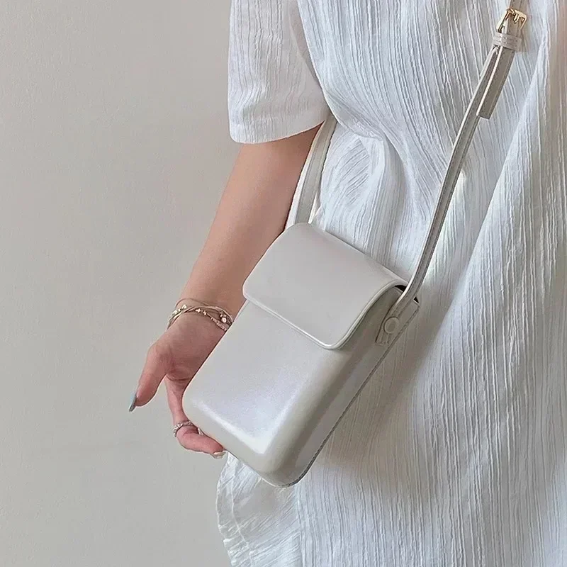 2024 Flapกระเป๋าCrossbodyผู้หญิงMini PUหนังไหล่กระเป๋าและกระเป๋าถือสําหรับสาวสุภาพสตรีSimple Designerกระเป๋า