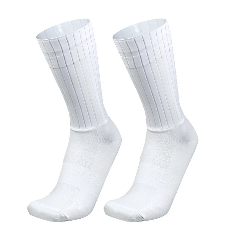 Calcetines antideslizantes de silicona Whiteline, Calcetines aerodinámicos de verano para Ciclismo, Calcetines deportivos para correr, Calcetines para Ciclismo