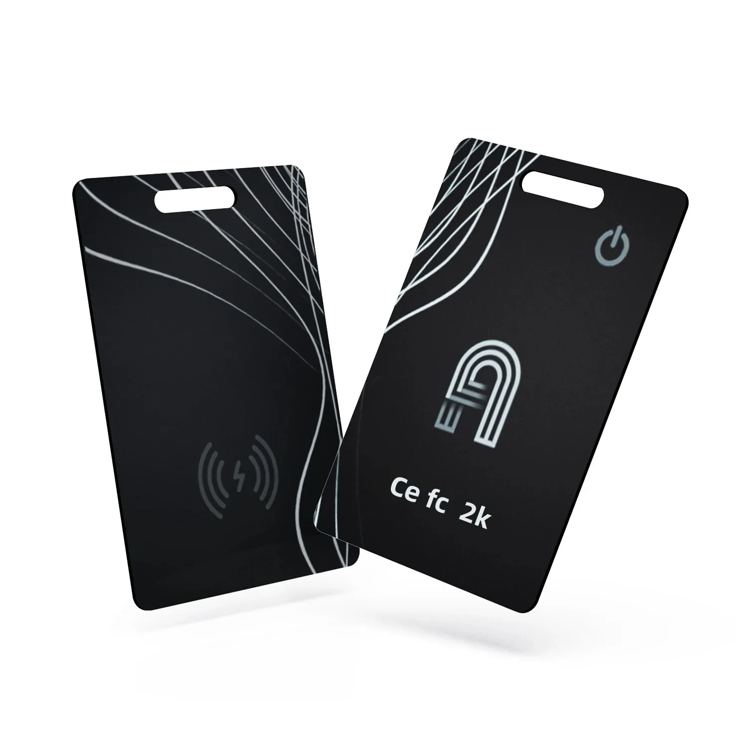 Novo cartão rastreador de carteira Bluetooth ultrafino carregamento sem fio funciona com Apple Find My (iOS apenas) rastreador de itens à prova d'água IP68