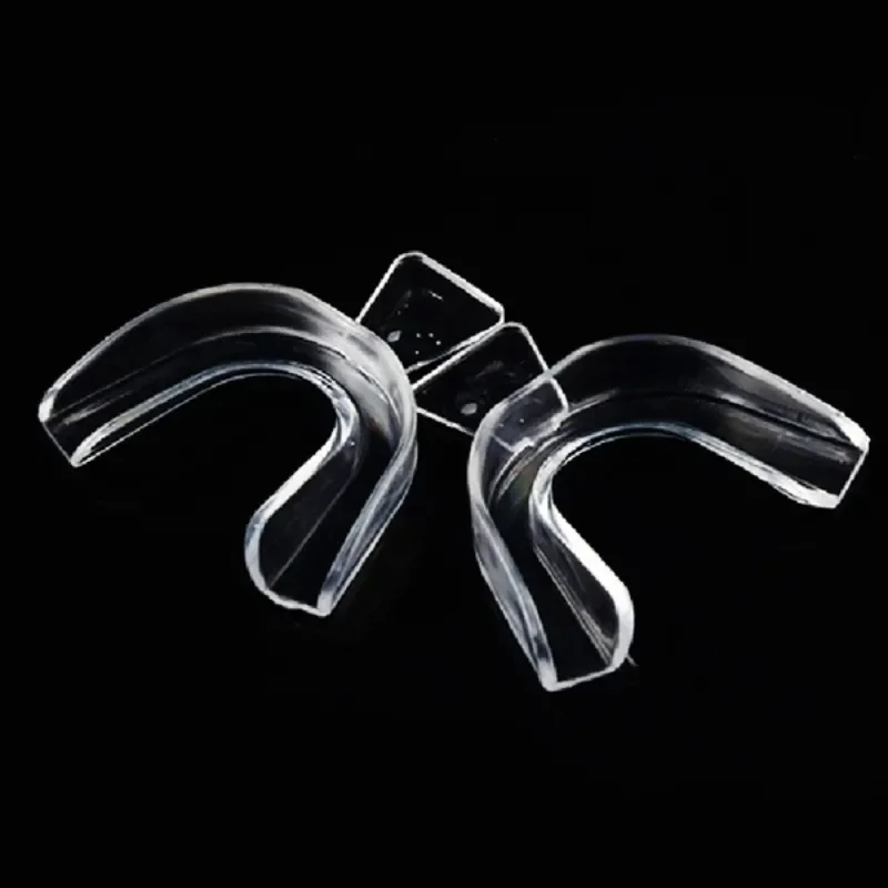Aparatos de silicona para blanquear los dientes, bandejas moldeables para dormir, protector bucal para evitar el rechinar los dientes, herramientas de limpieza blanqueadora, 2-6 uds.