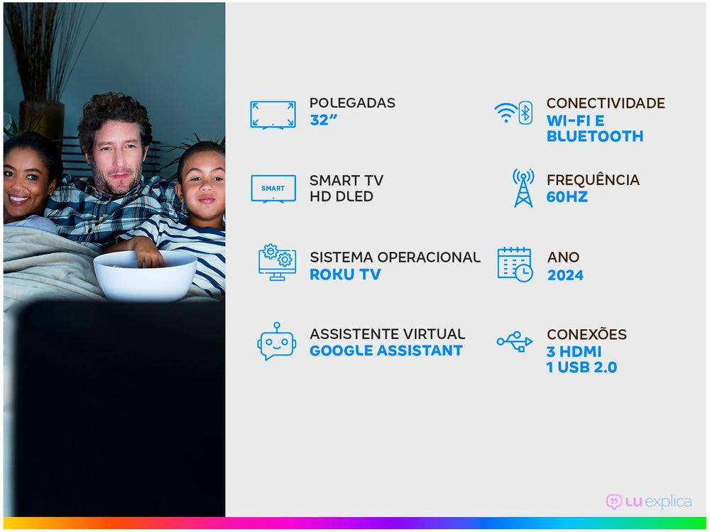 SMART TV 32  HD AOC ROKU