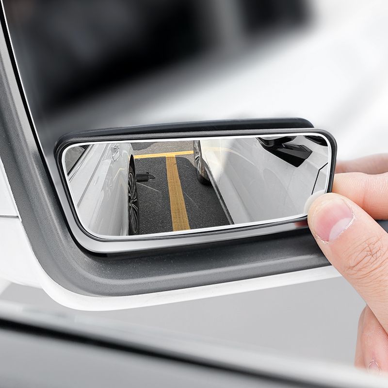 Espelho ajustável de ponto cego para carro, espelho convexo retrovisor auxiliar, espelhos redondos de grande angular para carro reverso, 360 graus, 2pcs