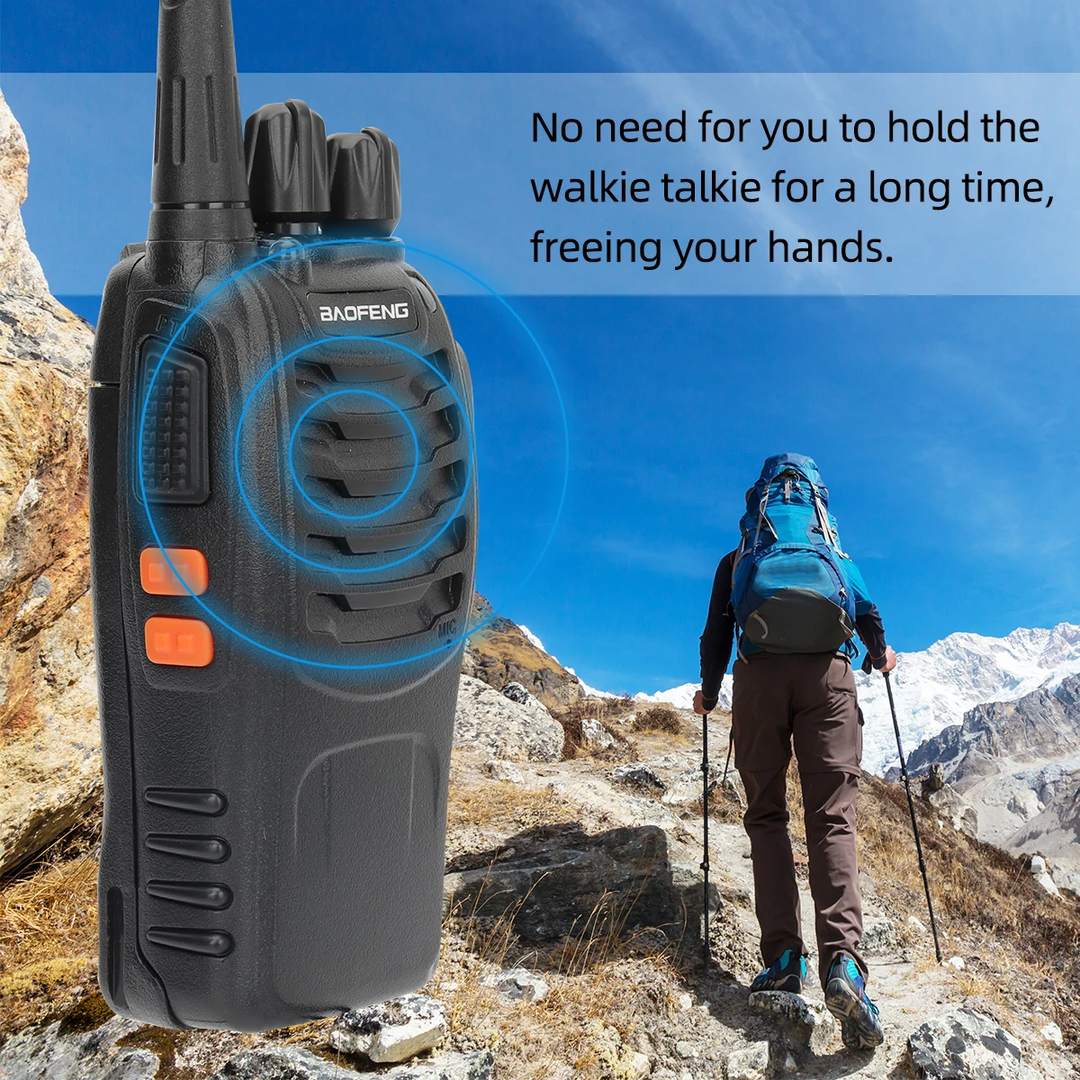 2/4 stücke Baofeng BF-888S Pro Walkie Talkie Langstrecken drahtlose Kopier frequenz UHF tragbare USB-Ladegerät Amateurfunk für die Jagd