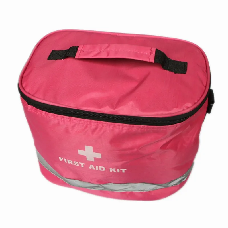 Práctica bolsa de primeros auxilios multicapa para el hogar, botiquín portátil vacío para viajes al aire libre, equipaje para coche, escuela, senderismo