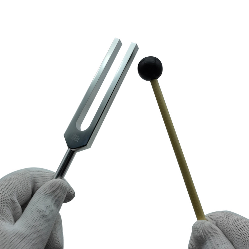 528C ส้อมจูน528Hz พร้อมชุดค้อนสำหรับการรักษา DNA ระบบประสาททดสอบส้อมเสียงอุปกรณ์ดูแลสุขภาพ
