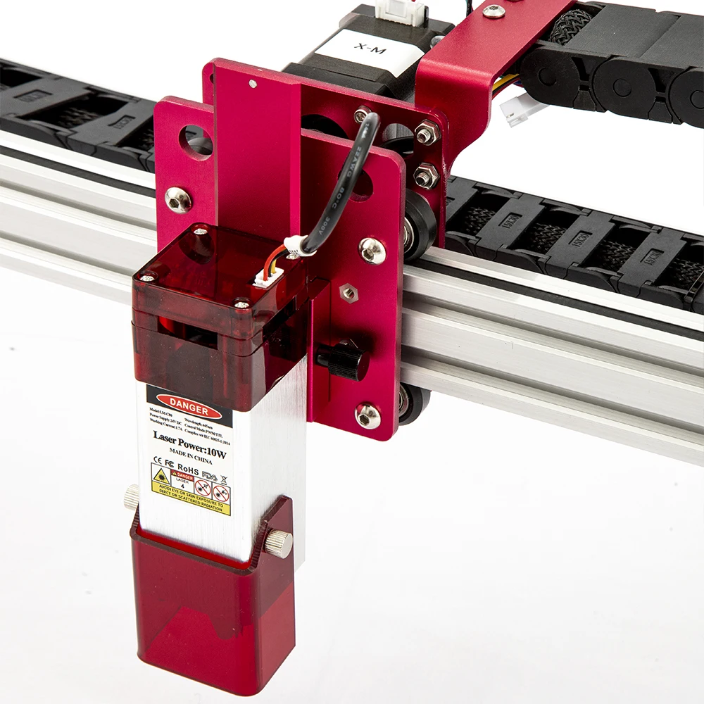 Laser Head Focusing Metal Fixed Mounting Bracket, Engraving Machine Laser Head Z axis Slide way Lifting Adjustable Screw Module