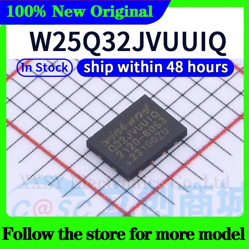 W25Q32JVSSIQ W25Q32JVZPIQ W25Q32JWZPIQ W25Q32JVUUIQ W25Q32JVSNIQ W25Q32JWSSIQ W25Q32JWBYIQ W25Q32JWUUIQ Disponibile 48 ore di nave