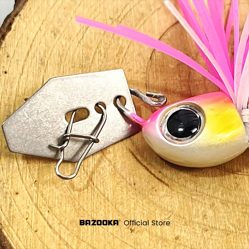 Bazooka Spinnerbait 13g 18g señuelo de pesca Spinner cebo alambre Metal Swimbait Buzzbait gancho JIG Kit falda peche para Lucio invierno
