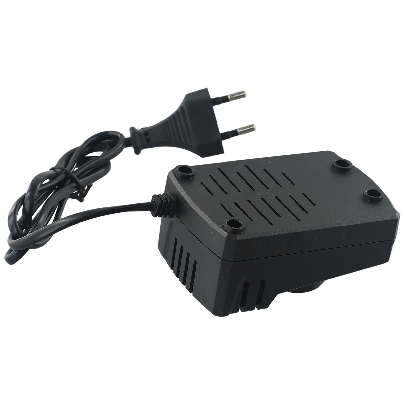 Peça de ferramenta elétrica dc eua/ue, carregador recarregável de íon-lítio, suporte 110-240v preto para furadeira elétrica de lítio 12v, chave de fenda de lítio