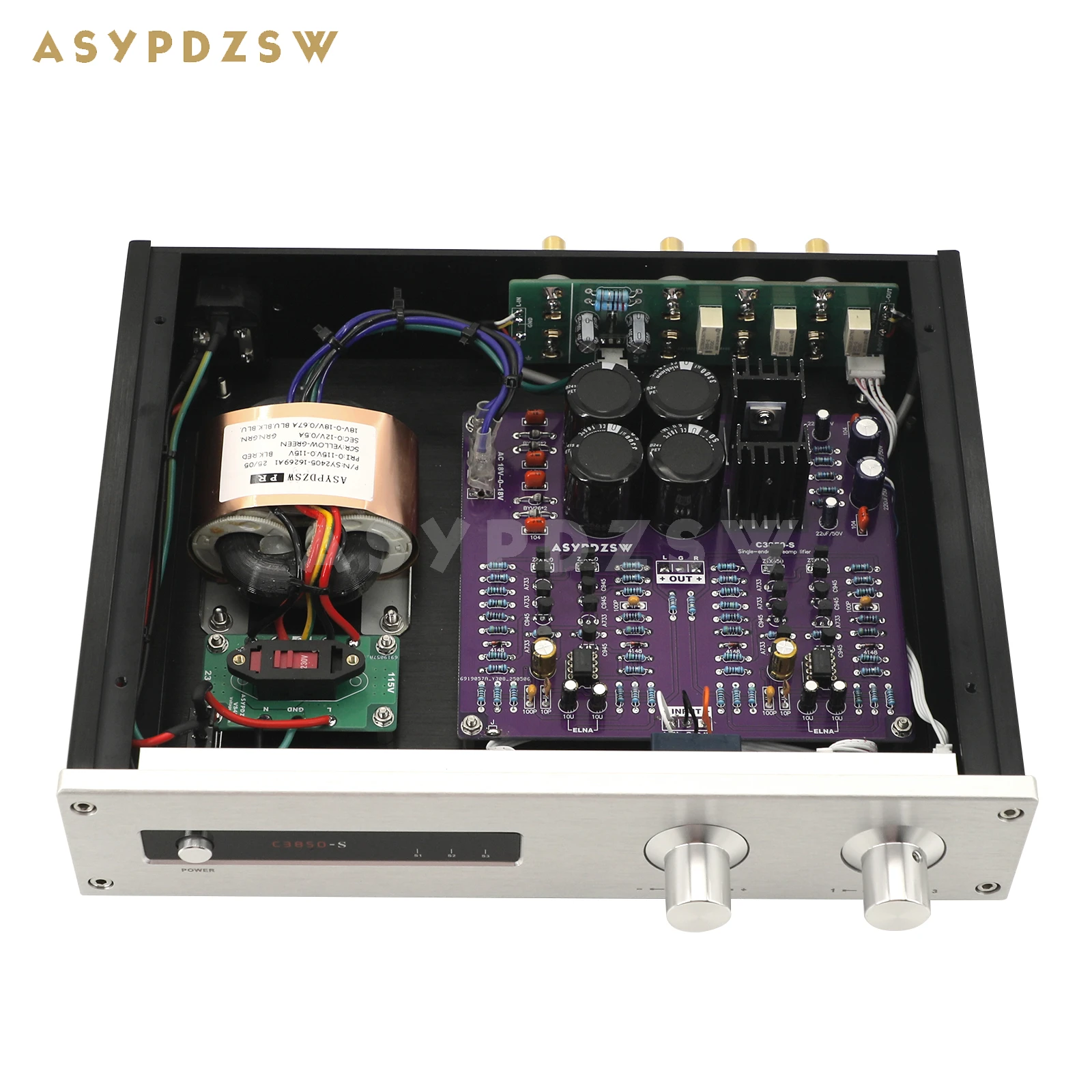 HIFI C3850-S Single-ended Class A Preamplifier With 3 Way RCA input Reference Accuphase C-3850