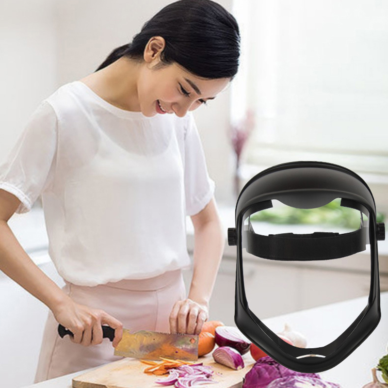 Protector facial completo antiniebla, cubierta facial reutilizable, visera transparente protectora para restaurante, ligero, duradero, multiusos