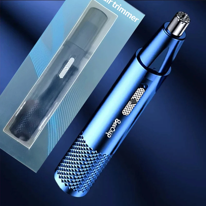 Trymer do włosów w nosie Trymer USB do włosów w nosie i uszach Metalowa golarka elektryczna Trymer do włosów w nosie dla kobiet i mężczyzn