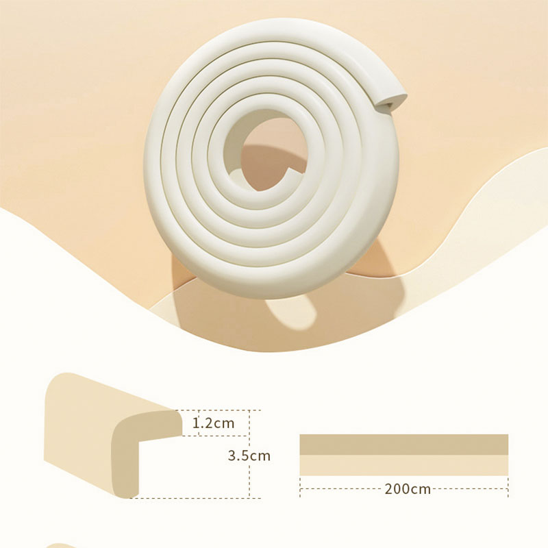 Protetor de canto de segurança para bebês, 2m, proteção para crianças, cantos de móveis, mesa, ângulo de borda, casa, tira anticolisão para crianças