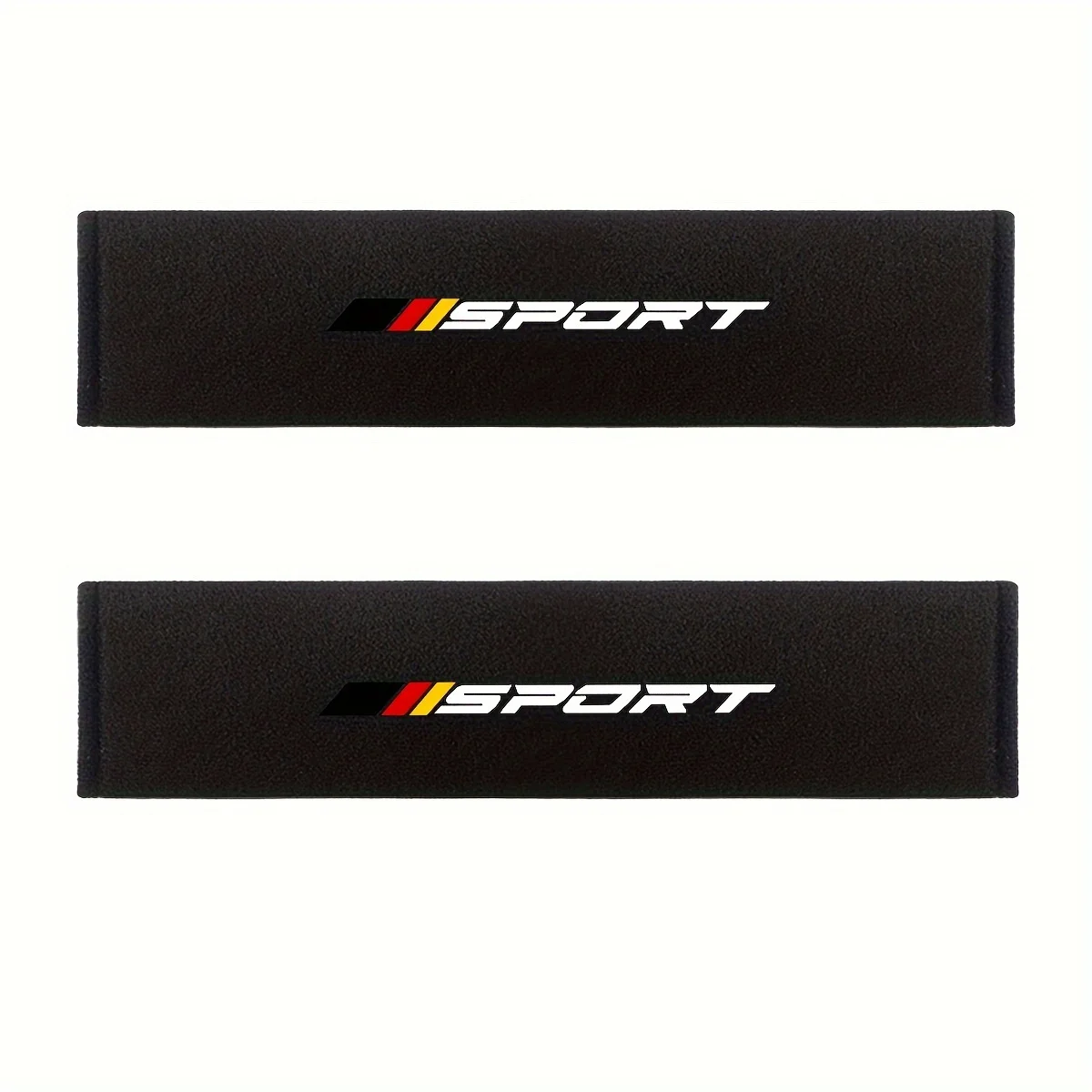 Coussinets universels de ceinture de sécurité de voiture de confort, coussins de sangle initiés par la douceur en peluche, utilisation du véhicule, total de 2 pièces