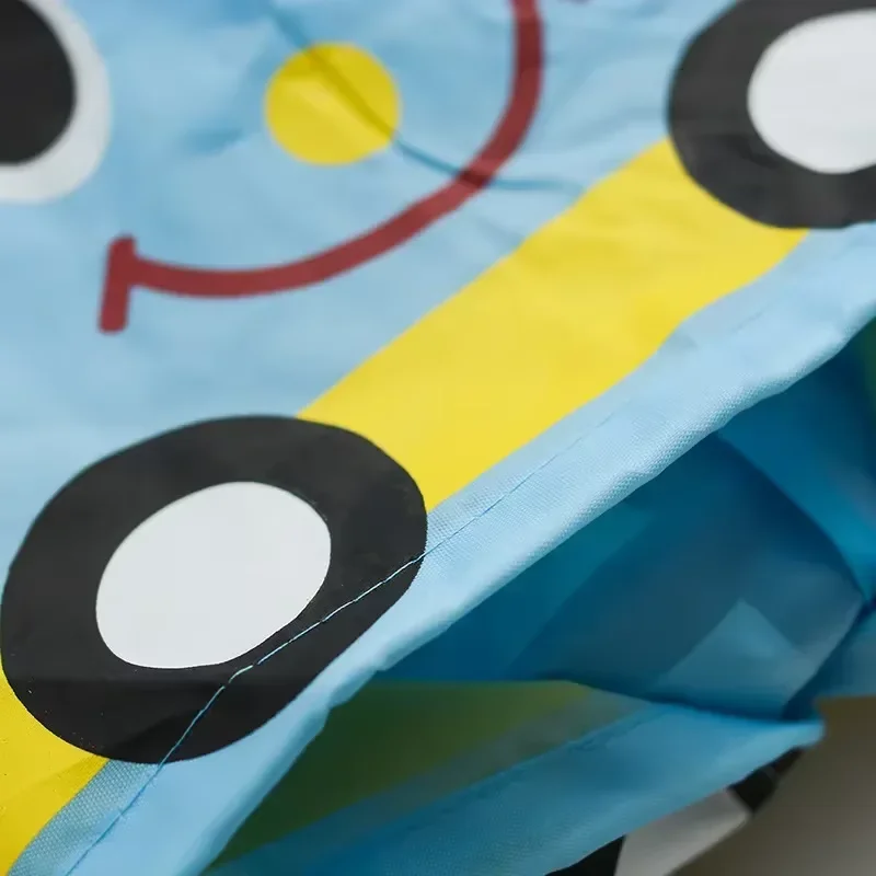 Novo 2 pçs criança dos desenhos animados capa de chuva sem cordão estilo animal à prova dwaterproof água para crianças casaco dobrável estudante rainwear chuva poncho