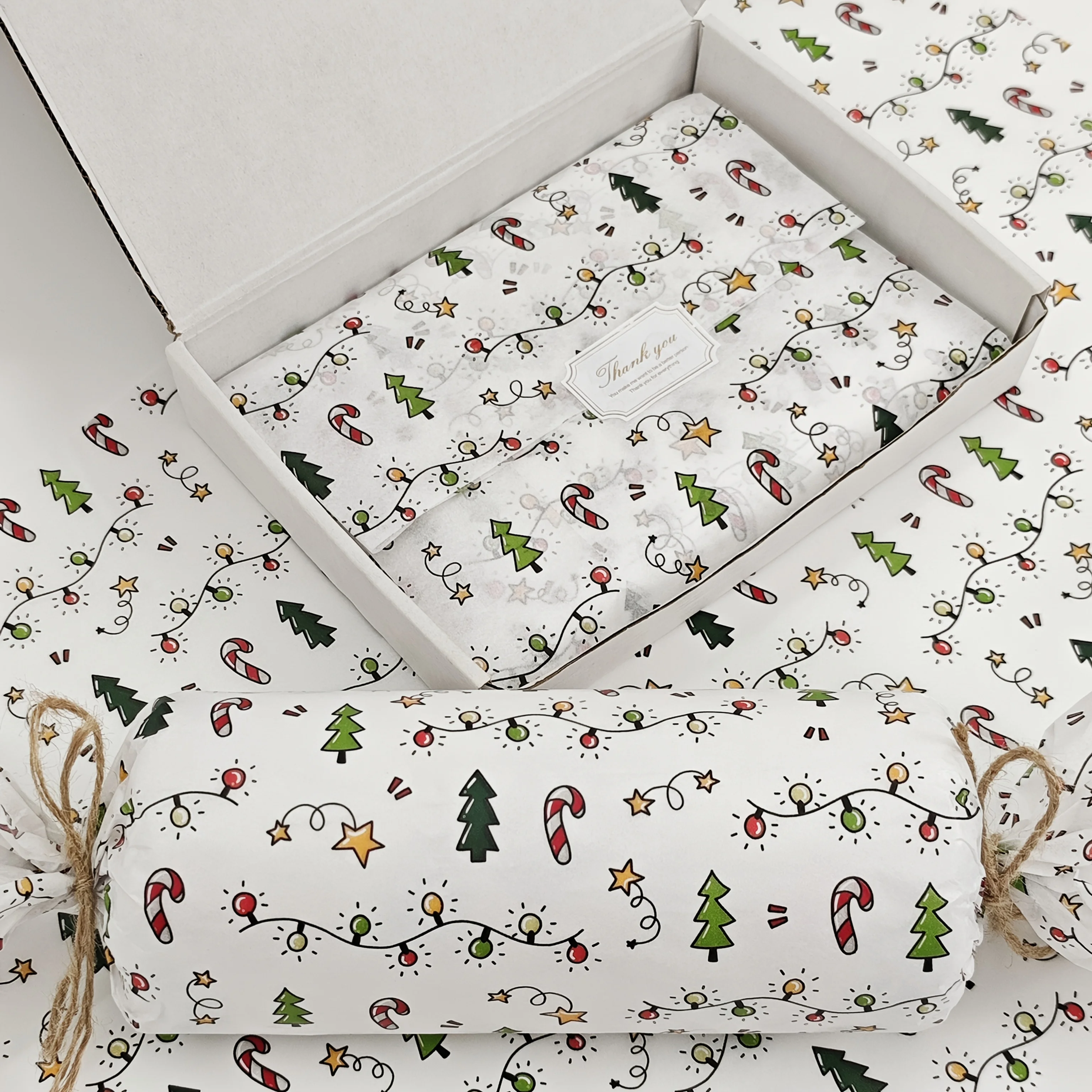 10/20 Sheets of Christmas Lantern Pattern Tissue Paper, 20*14inch Gift Wrapping Paper, Suitable for Christmas, Winter, Thanksgiving, Birthday Gift Wrapping, Bouquet Filling and Party Gift Wrapping, Best for Christmas, Perfect for Thanksgiving