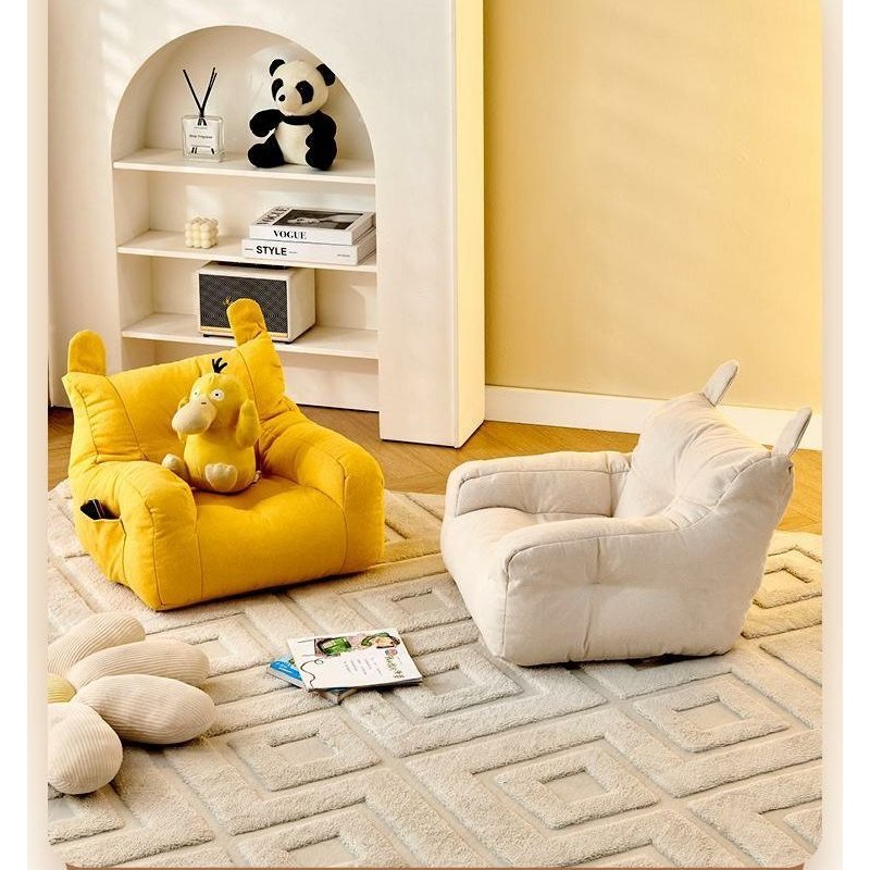 Children's Sofa Baby Sofa Baby Sofa Sit on The Ground Anti-fall Cute Cartoon Simple Princess Soft Backrest Chair Sofa
