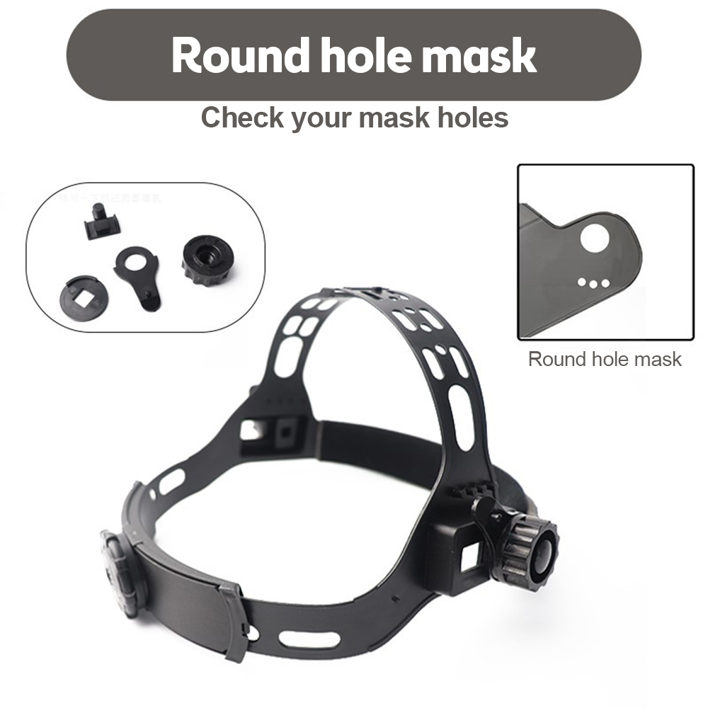 Welding Welder Mask Welding Helmet Accessories Adjustable Welding Helmet Headgear Head band Square/Round Holes Replacement