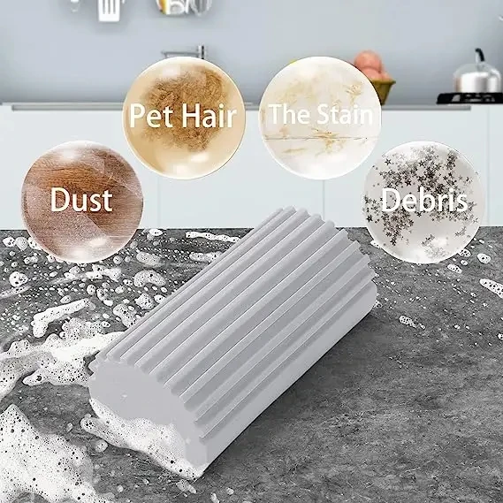 รถ Magical ฝุ่นทําความสะอาดฟองน้ํา Baseboard Cleaner Duster ฟองน้ําเครื่องมือ Reusable Dusters สําหรับทําความสะอาดผ้าม่านช่องระบายอากาศ