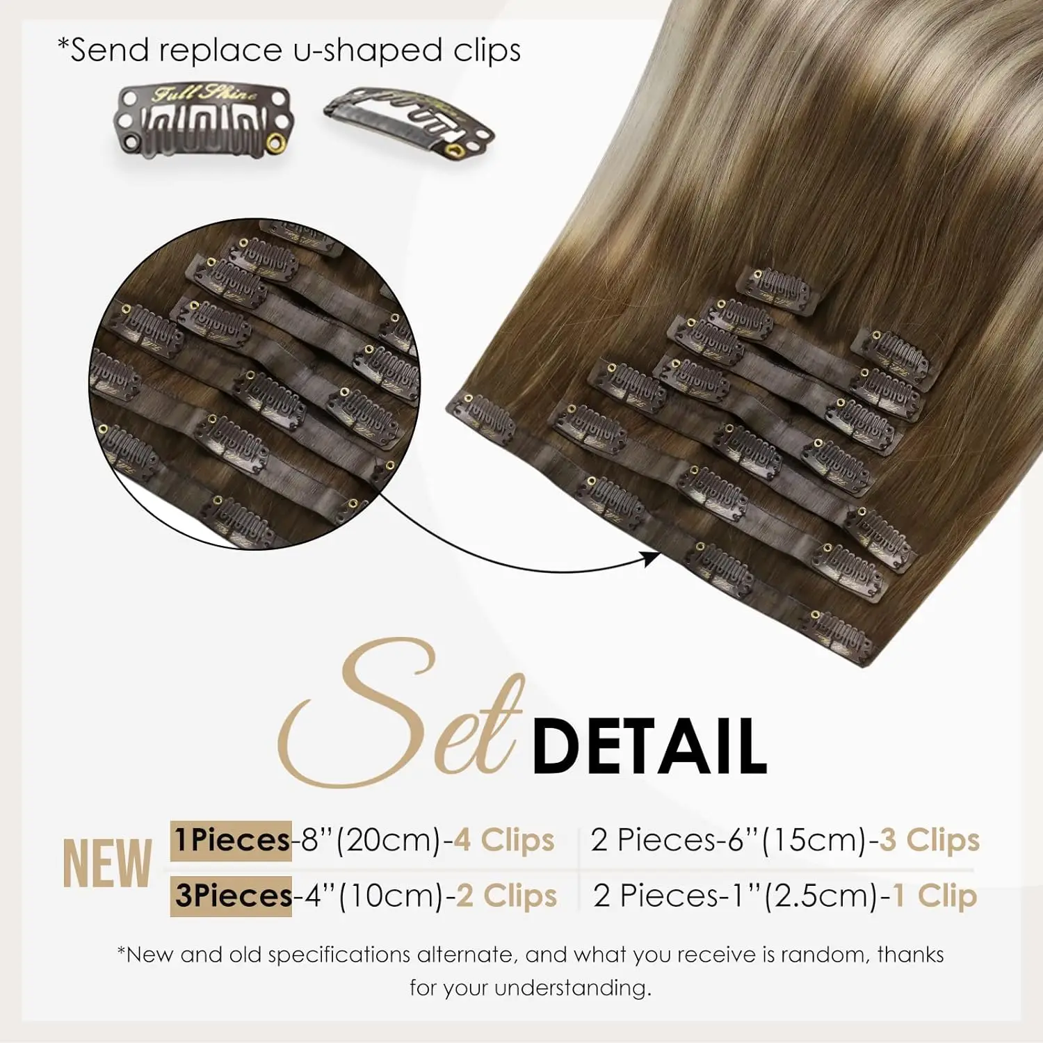Toàn Phần Sáng Bóng Liền Mạch Kẹp Trong Tóc Remy Tóc 8 Chiếc 100G PU Băng Keo Trong Tóc Ombre tóc Vàng Màu Da Sợi Ngang
