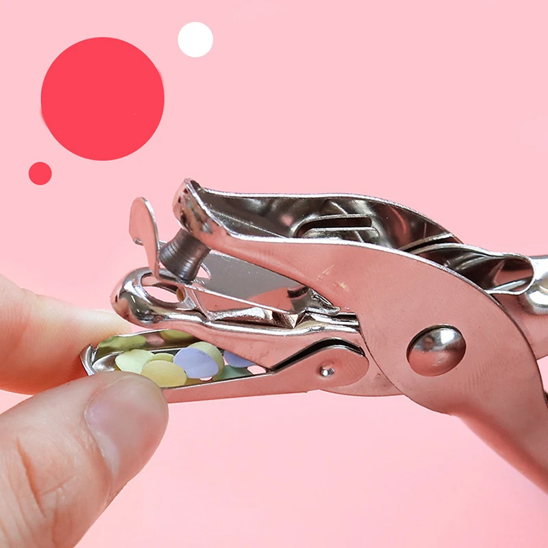 3/6MM Punching Machine รอบหลุมกระดาษเครื่องเขียนหลวมหนังสือเอกสาร Binding Punching น่ารักคู่มือและ Handcrafted