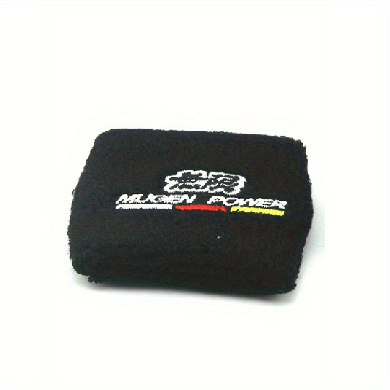 1pc MUGEN JDM スタイルリザーバーブレーキクラッチオイルタンクキャップ靴下ユニバーサルすべての車オイルブレーキクラッチリザーバーオイルキャッチ靴下