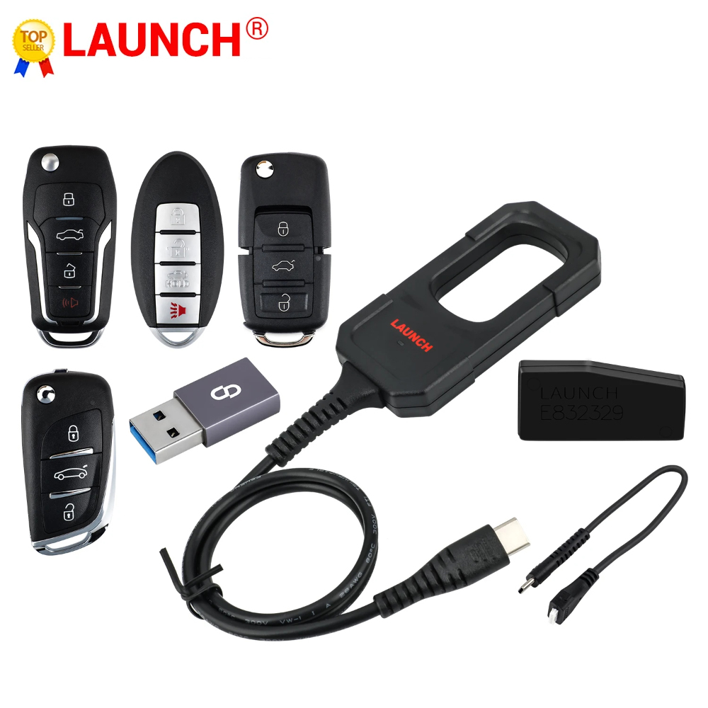 Lancering X431 Key Programmeur Remote Maker met Super Chip 4 stuks Universele Afstandsbediening Smart Key voor X-431 IMMO Elite/IMMO Plus/PAD V