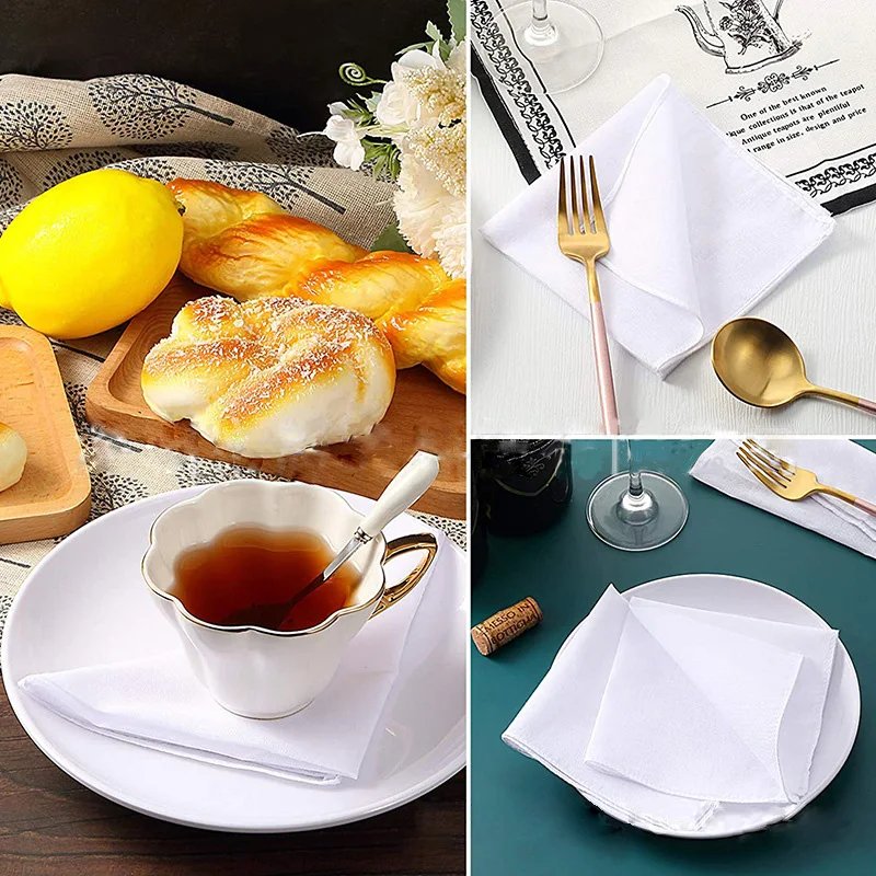 10pcs Handkerchief Sublimation DIY White Blank Plain Peach Velvet Square Short Towel