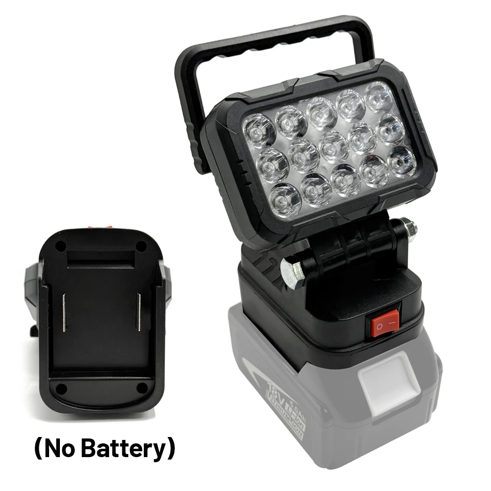 Power Tool Parts for Makita  BL1830 18V Lithium Battery LED Work Lights Lamp Hand Lantern Spotlight Camping Emergency Lighting