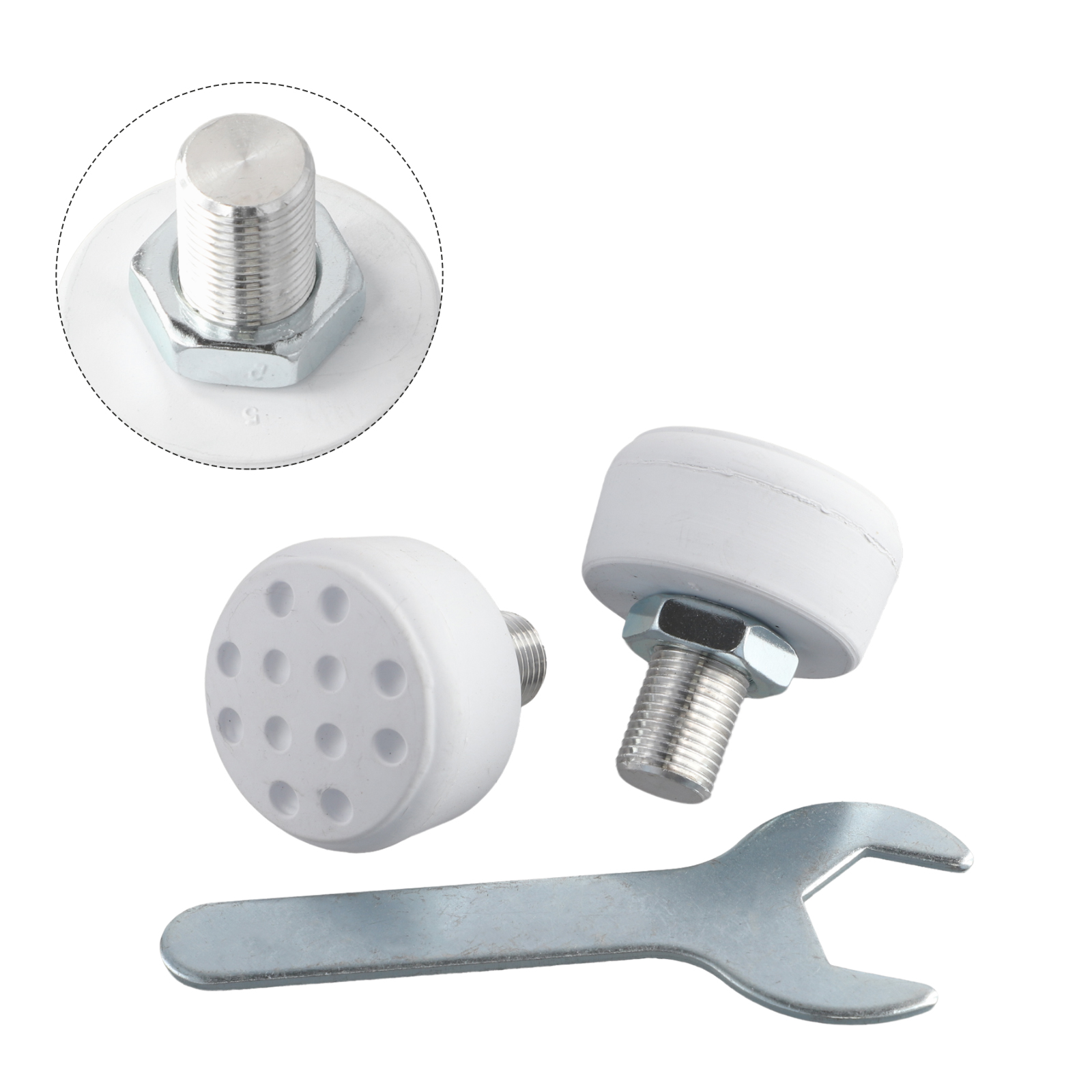 2 bouchons d'orteils pour patins à roulettes, frein 15.2mm 82A, hauteur réglable en caoutchouc Via écrou pour chaussures de patins à roulettes, diamètre du trou de vis 1.5cm