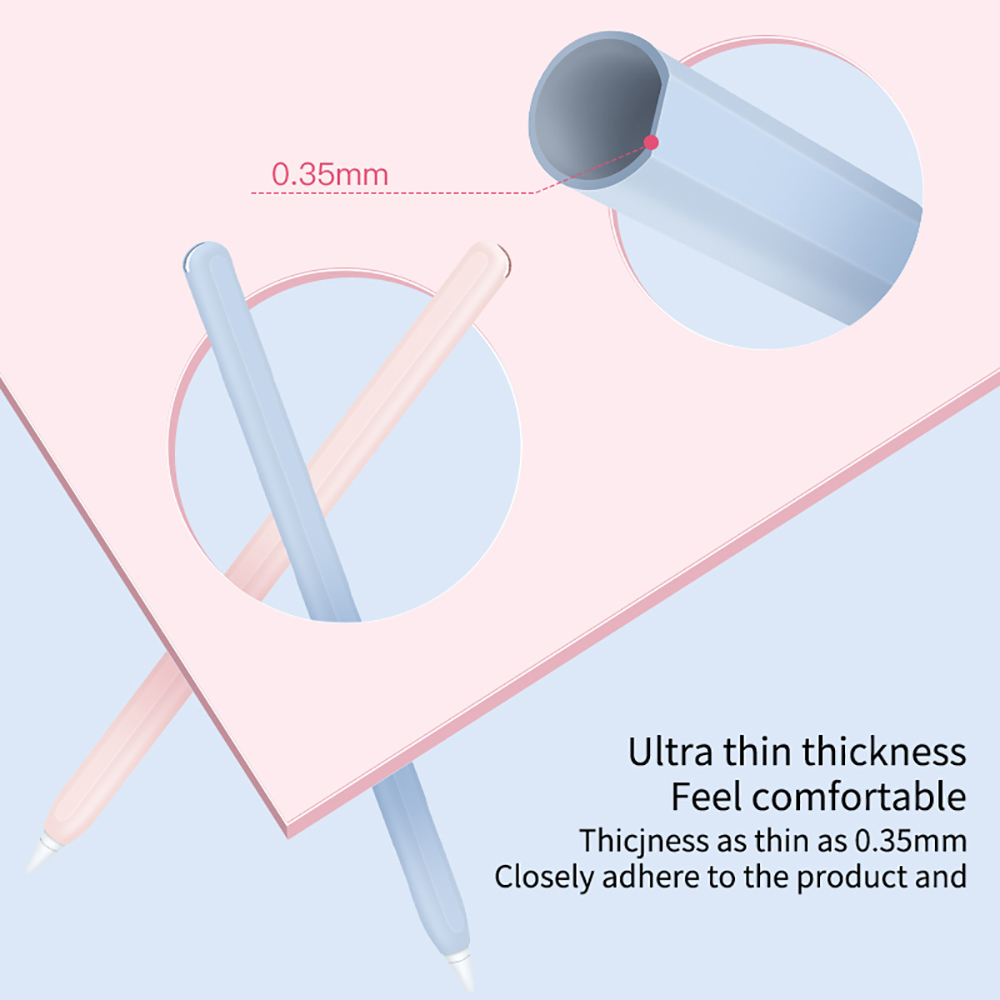 Zachte Siliconen Apple Etui Kleurrijke Stylus Beschermhoes Voor Apple Potlood 1st 2nd Generation Cover Ipad Accessoires