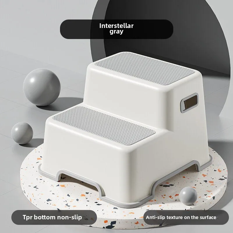 Taburete de lavabo para niños, taburete de mano para lavado de bebés, cepillo para lavar los dientes, taburete para pies de inodoro