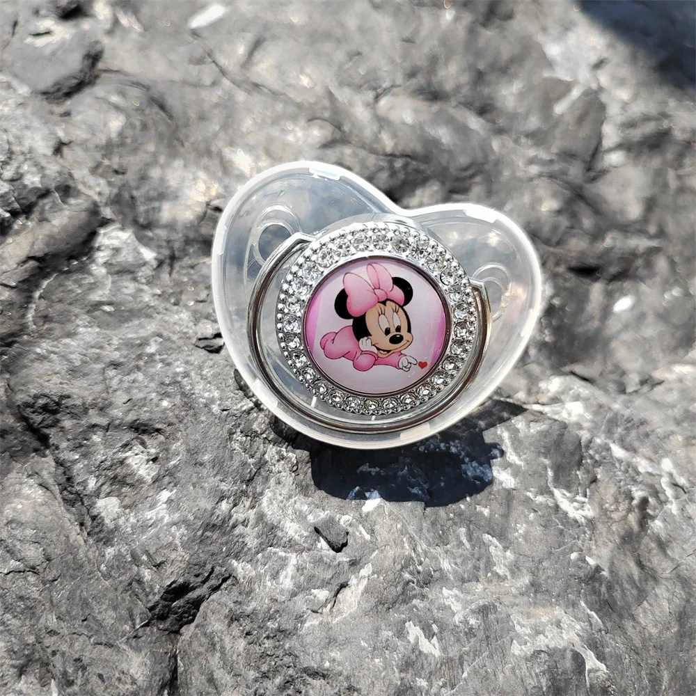 [NEW Most Beautiful Pacifier] 2024 Luxury Diamond Baby Pacifier Teaser Newborn Baby pacifier with dust cap chupetero0-24 months