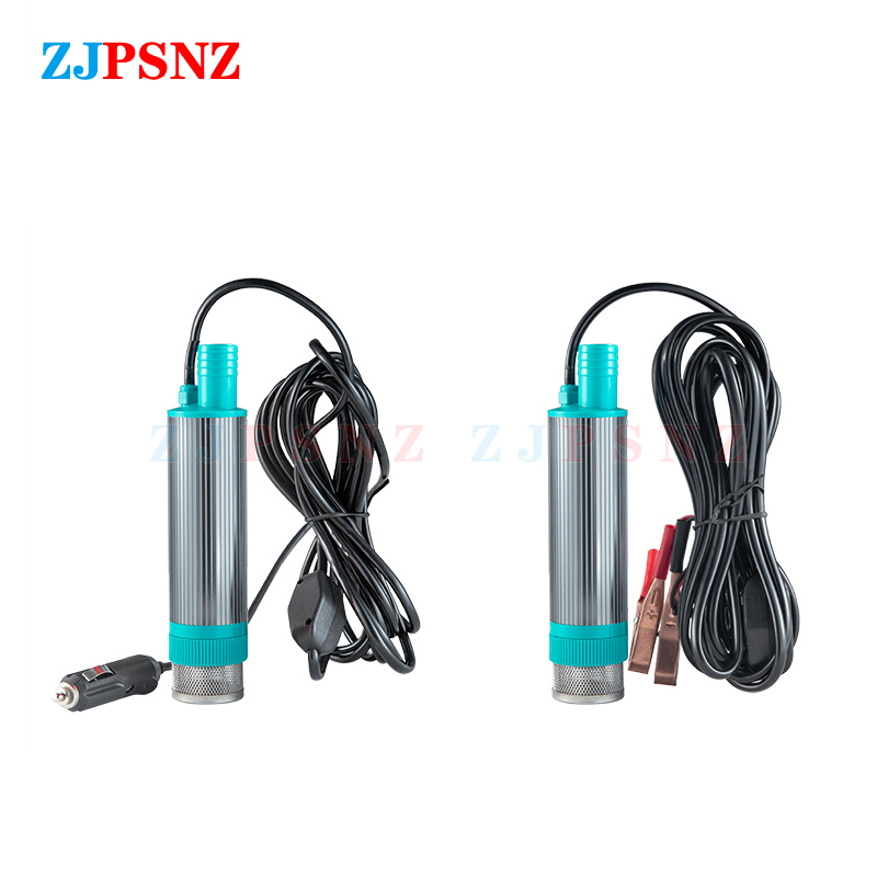 Tragbare Mini 38mm 12V 24V Elektrische Auto Pumpe Zum Pumpen Diesel Öl Wasser Transfer Pumpe Camping angeln Tauch Pumpe 30L/min