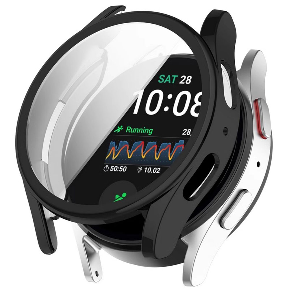 Funda de silicona TPU para Samsung Galaxy Watch 7/6/5/4 40mm 44mm Protector de pantalla de cubierta completa parachoques para Watch7 44mm 40mm cubierta Shell