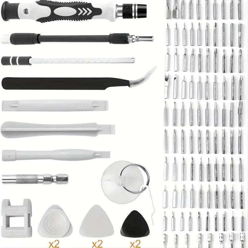 Cacciavite di precisione 115 in 1 Set Mini punte magnetiche per dadi a vite WEEKS Kit di strumenti di riparazione multifunzione per uso domestico