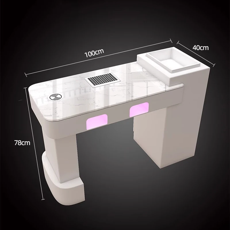 マニキュア用大理石テーブルチェア,ネイルサロン家具,デザイナーUVランプ,プロのネイルジェルマニキュア,新モデル