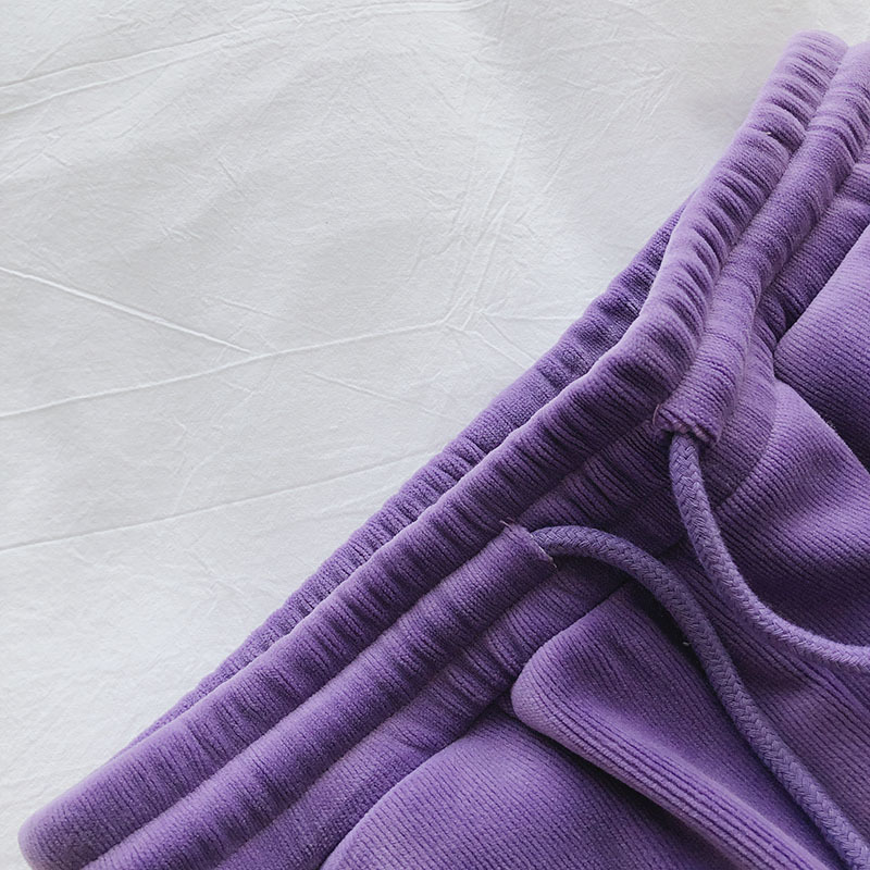 ผู้หญิงสบายๆกางเกงกีฬาฤดูใบไม้ร่วงฤดูหนาวแฟชั่นขนแกะ Sweatpants Baggy หนา Joggers กางเกงหญิงกีฬาเสื้อผ้า