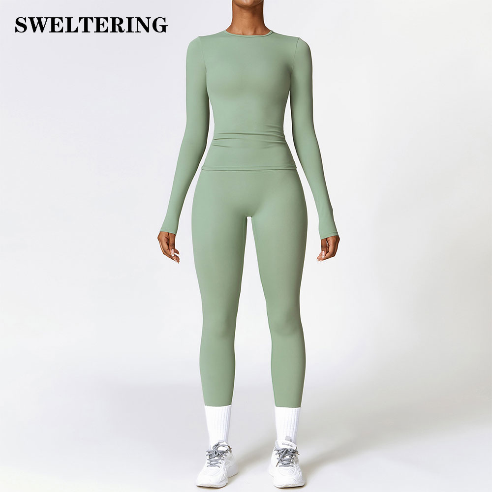 Ropa deportiva de 2 piezas, conjunto de Yoga sin costuras, ropa de gimnasio, ropa deportiva, trajes de Yoga para mujer, conjunto de Fitness, chándales, Sujetador deportivo, mallas de gimnasio