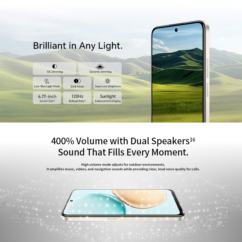 【Brand+】Global Version HONOR X7d 8GB+256GB Smartphone 6.77'' 120Hz TFTLCD Screen 108M Main camera 6500mAh 35W Supercharge