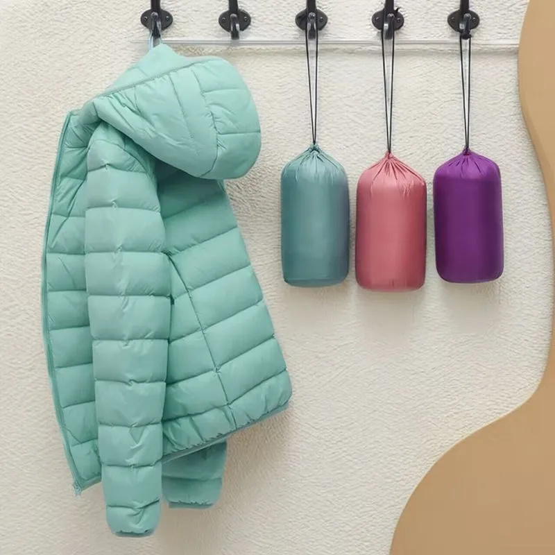 ลงเสื้อแจ็คเก็ตสตรีฤดูใบไม้ร่วงฤดูหนาวใหม่ Parkas Stand-UP COLLAR Hooded ผ้าฝ้ายอุ่นเบาะเสื้อขนาดใหญ่ Outcoat สุภาพสตรีเสื้อ