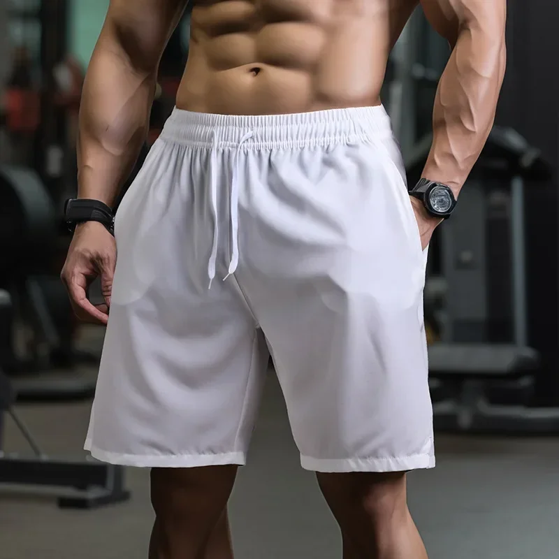 ผู้ชายกีฬากางเกงขาสั้นชายBreathableเทนนิสกางเกงขาสั้นQuick-Dryingกางเกงแบดมินตันวิ่งกลางแจ้งกางเกงขาสั้นฟิตเนสกีฬา