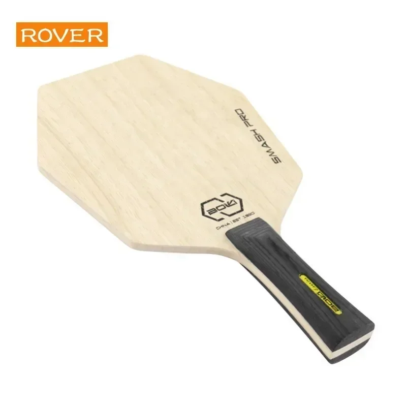 Placa Base hexagonal para bate de tenis de mesa, área de golpe más grande, hoja de madera pura, paleta profesional para entrenamiento de Ping Pong ofensivo
