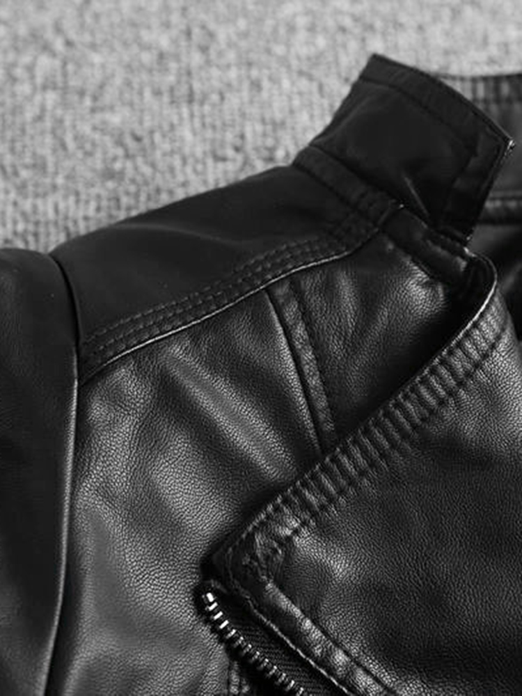 Lautaro Frühling Herbst Kurze Schwarz Licht Weiche Kunstleder Biker Jacken für Frauen Lange Sleeve Zipper Luxus Designer Mode