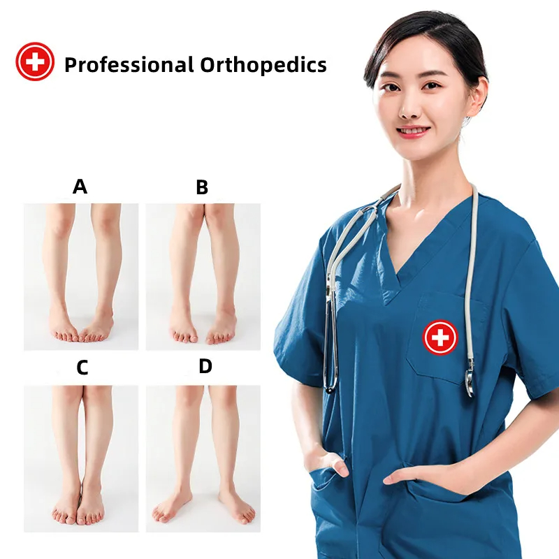 1 par de palmilhas ortopédicas de silicone para pés o/x perna tipo valgus correção fasciite plantar gel palmilha ímã massagem sapato almofadas