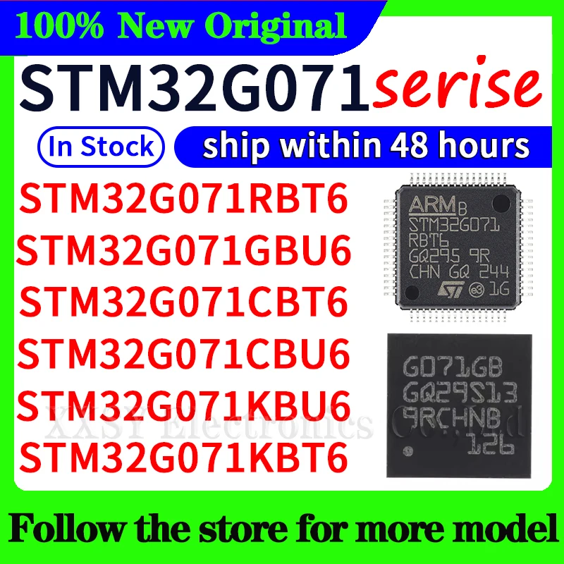 STM32G071RBT6 STM32G071GBU6 STM32G071CBT6 STM32G071CBU6 STM32G071KBU6 STM32G071KBT6 STM32G071C8T6 Высокое качество Новый